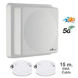 📶Funciona con todos los modelos de Router con conexiones de antena SMA: Movistar Radio, Orange 4G hibrido. Algunos de los router compatibles: ZTE MF28G, ZTE MF29T, ZTE MF29S2, ZTE MF28D HUAWEI E5186, HUAWEI B890, HUAWEI B593U-12, HUAWEI B315, B593S-22,HUAWEI B593U-91, HUAWEI 593U, HUAWEI E5172AS-22, HUAWEI E5172S-22, HUAWEI E5172,VODAFONE B4000, VODAFONE B3000, VODAFONE B2000,VODAFONE B1000...