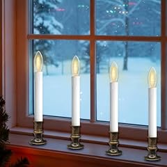 C26 LED Battery Operated Candles with Auto Timer(Bronze)