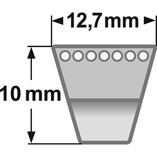 Correa trapezoidal XPA 3750 Lw ConCar AVX 13 x 3768 La para transmisión 2