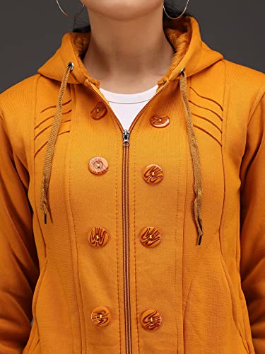 Image of eKools � Women's Fleece Hooded Neck Winters Hoodie Sweatshirt with Pockets (FM7 Series)