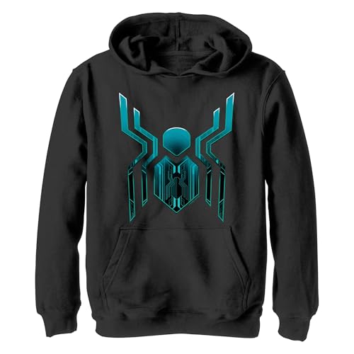 Spider Logo Far Hoodie Sweatshirt à Capuche Mixte Enfant pour les fans de super-héros