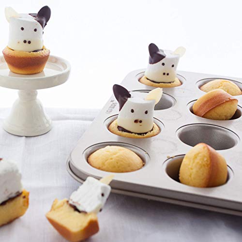 Chefmade Mini Muffin Pan, 12-Cavity Non-Stick Mini Cupcake Pan Bakeware For Oven Baking (Champagne Gold) #TOP5