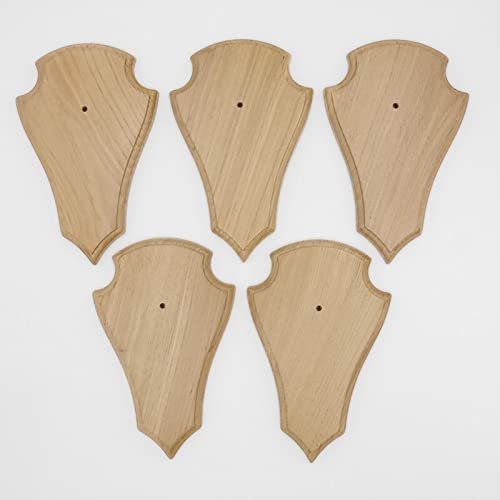 Stemma In Legno Di Quercia Per Trofei Di Caccia - Porta Difese Di Cinghiale, Diametro 20 Cm - Foto 12