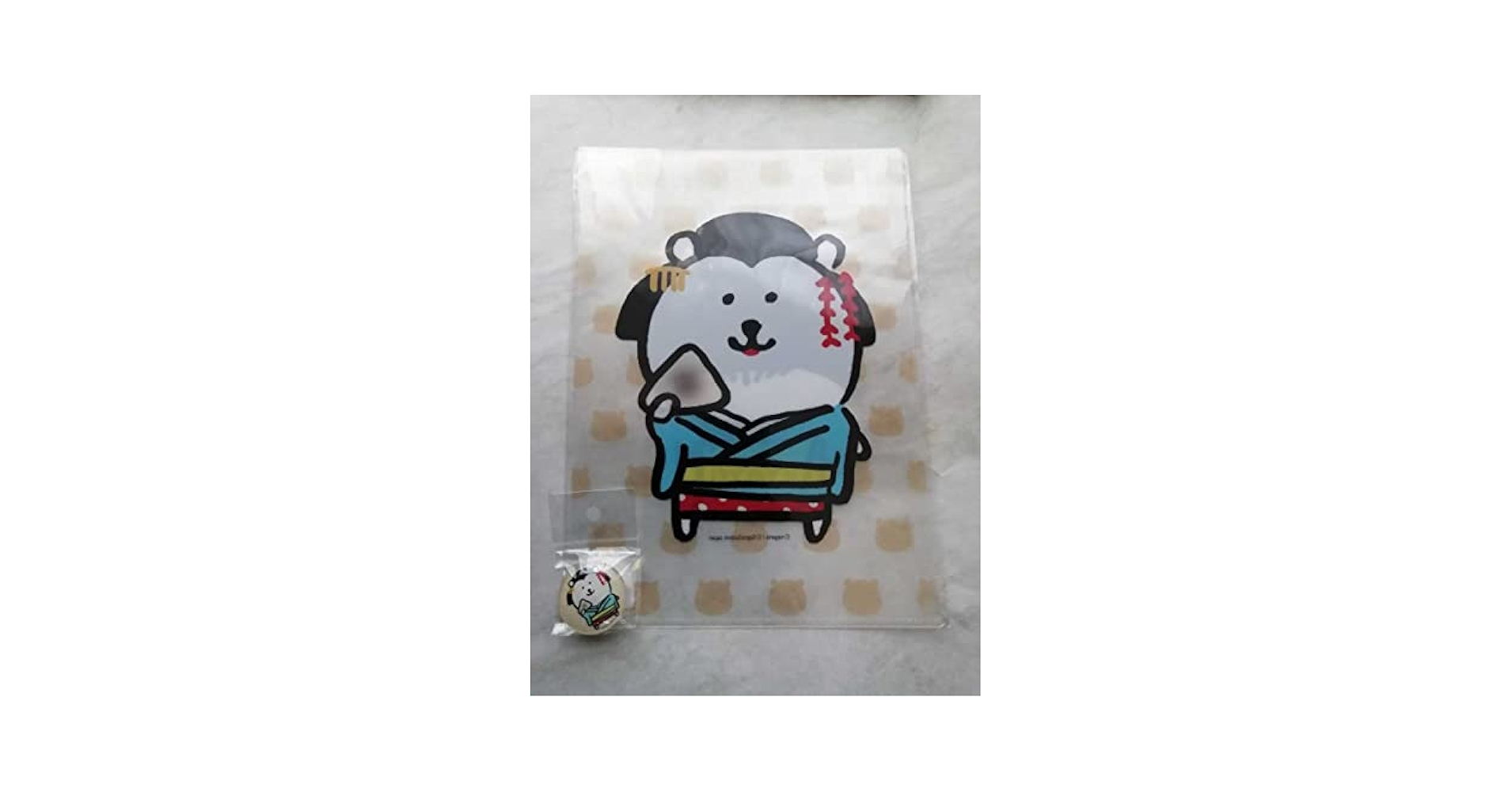 自分ツッコミくま　マグネット 自分ツッコミくま ガラスマグネット 海にしずむくま うーん 銀座