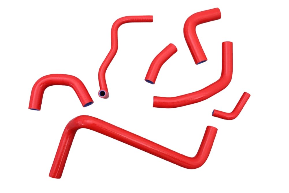 avdb-moto Juego Mangueras de Radiador Agua Compatible con HONDA CBR 600 RR 600RR PC37 2003-2004 (Rojo)