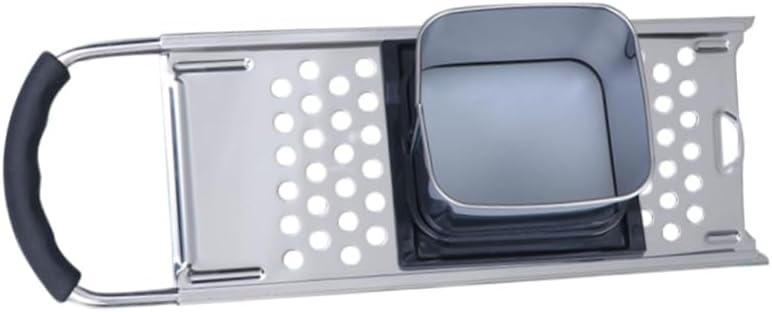 Cabilock Stainless Steel Cheese Shaver Potato Scraper Multifunctional Grater Tool for Kitchen Use Easy to Clean Detachable Design Professional Cheese Shredder for Home Cooking Cabilock Stainless Steel Cheese Shaver Potato Scraper Multifunctional Grater Tool for Kitchen Use Easy to Clean Detachable Design Professional Cheese Shredder for Home Cooking