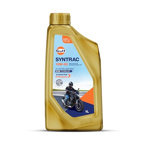 Gulf SYNTRAC 10W-30 4T API SP, JASO MA2 | Ester Technology | 2 Wh...