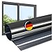 Produktbild Rapid Teck Fensterfolie Sonnenschutz - 300x91cm - Starke Verspiegelung - Hitzeschutzfolie Fenster 99% UV-Schutz - Spiegelfolie Fenster-Sichtschutz - Sonnenschutzfolie Fenster außen