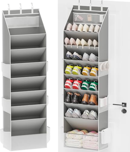 Criusia Shoe Organizer, Over the Door Shoe Organizer, Hanging Closet