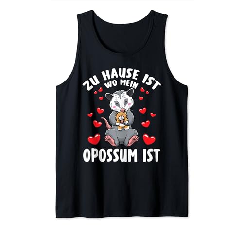 Opossum Mit Kuscheltier Tank Top