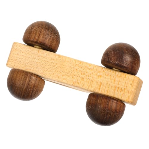 ifundom Wooden Push Car Grasping Plaything for Boy Girl Maple Design Lightweight and Portable Stimulates Imagination and Hand Eye Coordination for Boys