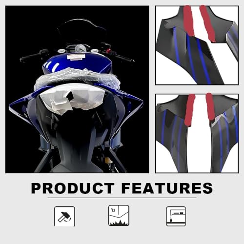 Carénage latéral YZF-R3 réparer flanc arrière avec ailes fixes - 3
