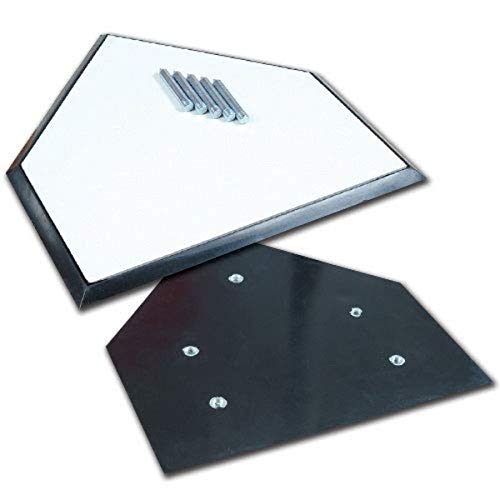 Champro Sav-a-Leg Home Plate blanc équipement de baseball pour terrain
