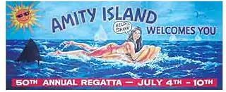Amity Island Billboard Banner