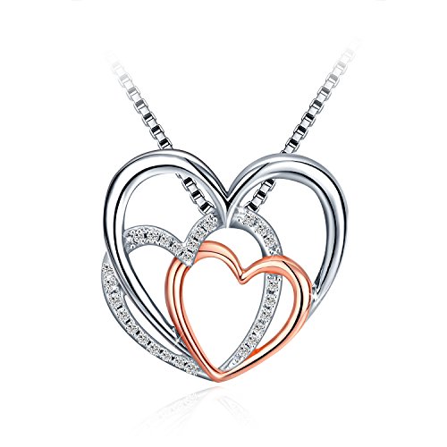 J.Rosée Cuore Collana Gioielli Donna in Argento 925...