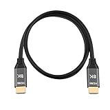 ALTA VELOCIDAD: El ancho de banda estándar de la industria de 48 Gbs permite video sin restricciones en 8K (UHD) 1440p (QHD) y 1080p (HD). Disfrute de una calidad de video incomparable, un sonido nítido y preciso y una conexión Ethernet sin búfer con estos cables HDMI PowerBear.
