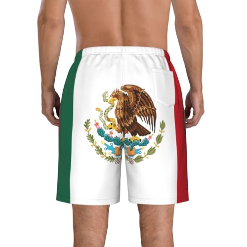 Mens Swim Trunks Cuba Flag Quick Dry 3D Printed Beach Board Shorts with Mesh Lining Swimwear Bathing Suits3