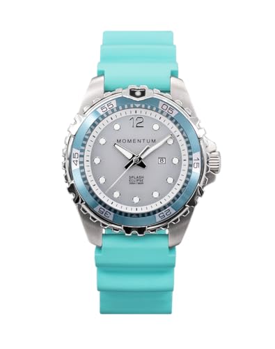MOMENTUM Splash Eclipse Solar [38mm] - White (Aqua/Aqua Twist Rubber)