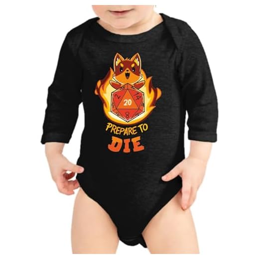the Fan Tee Body Manga Larga de Bebe Juegos de Mesa rol Geek Dados & Dragones Frikis Fantasía 036 9 Meses
