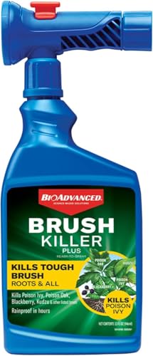 Image of BioAdvanced Brush Killer Plus, Ready-to-Spray Weed Killer, 32 oz a€ inch Kills Tough Brush Roots & Poison Ivy