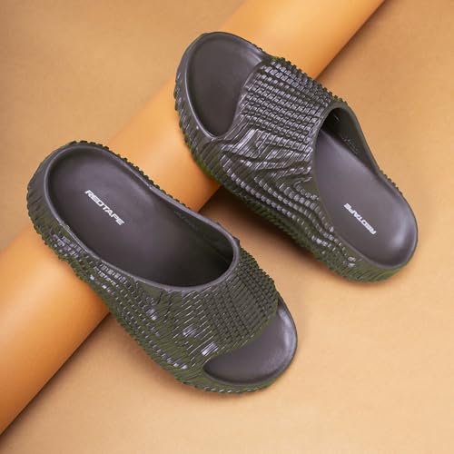 Image of Red Tape Casual Sliders for Men | Refined Round-Toe Shape with a Relaxing Slip-On Support