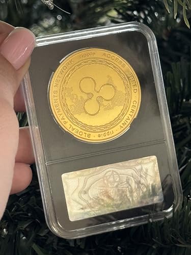 XRP Physical Coin - Golden Color with Plastic Protective Case, Limited Edition Cryptocurrency Collectible, for XRP Fans & Investors - Image 6