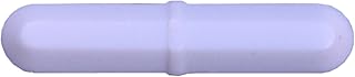 BIPEE B Type Magnetic Stir Bar with Integral Pivot Ring, White, 7 X 40mm PTFE Cover Stirring Rod Pack of 10