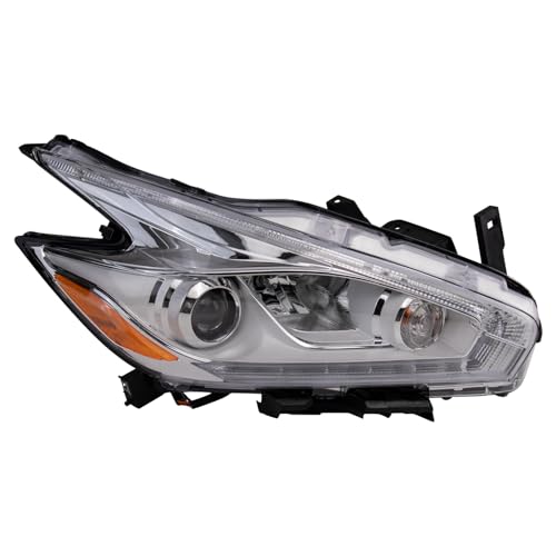 Image of TRQ Passenger Side Headlight Assembly Halogen Compatible with 2017 Nissan Murano NI2503255