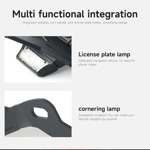 Support de plaque moto LED à queue courte et bien rangé pour CB 650 R