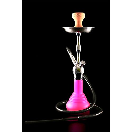 Shisha Pink Neon PNX 480 pour des soirées conviviales à deux tuyaux