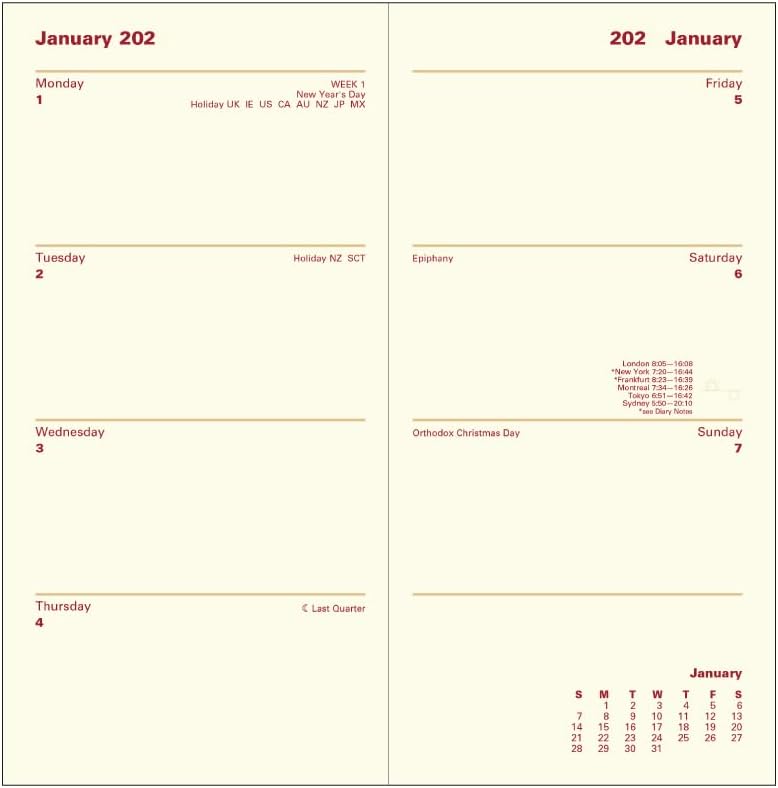 Letts Lexicon Slim 2024 week to view diary with appointments - black