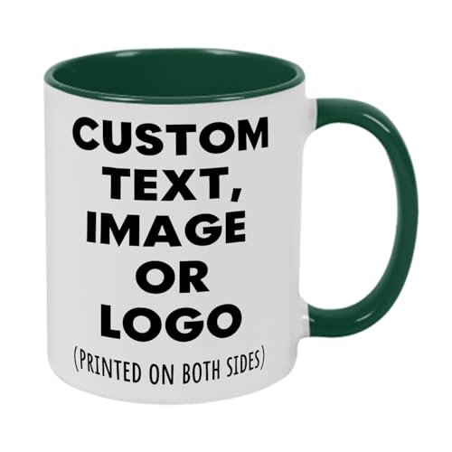 Taza de café personalizada de cerámica, 11 onzas miniatura 1