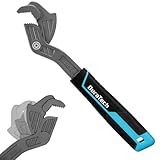 DURATECH 12-Inch Self-Adjusting Wrench, Multifunctional Self-Locking Pipe Wrench, Adjustable Size 3/4