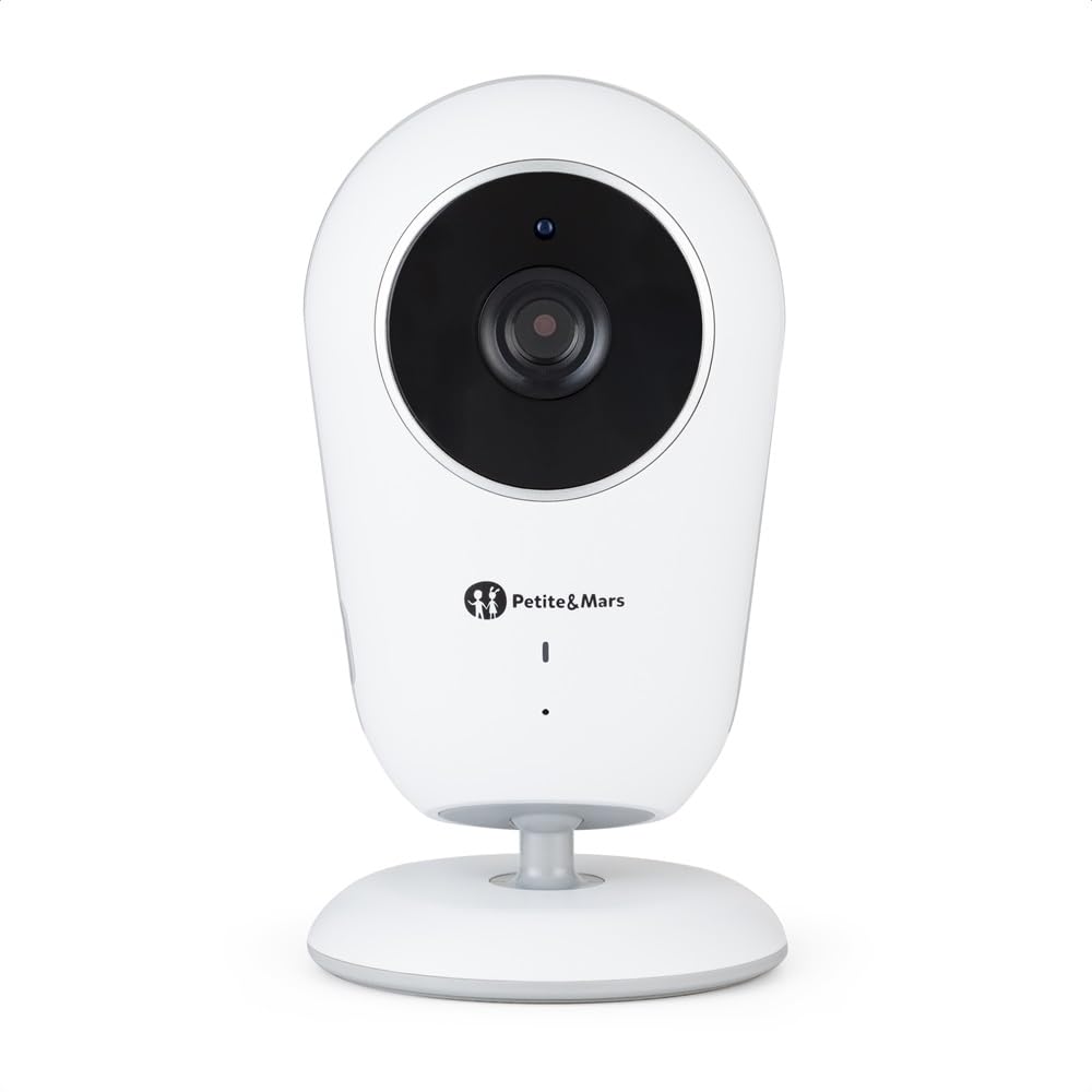 Petite&Mars Nano 4.0 Videocitofono con fotocamera, schermo HD 4 Pollici 720p, visione notturna, zoom 3×, portata 300 m, VOX, senza Wi-FI
