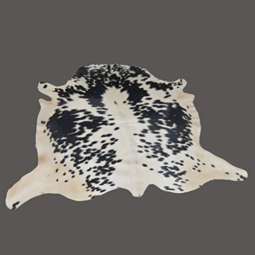 Tapis en cuir de vache véritable L71, peau de bête naturelle décorative pour salon et chambre