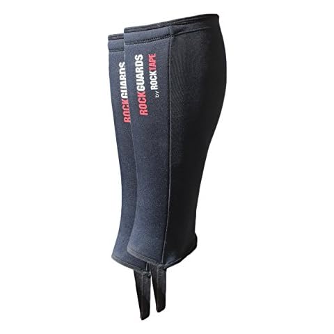 RockTape Erwachsene RockGuards Schienbeinschoner, Schwarz, L/XL Cover