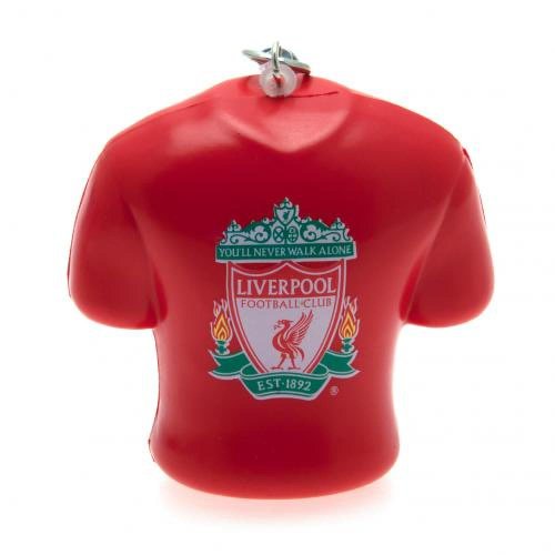 Liverpool FC Official Football Gift Stress Shirt Bag Charm - A Great Christmas / Birthday Gift Idea For Men And Boys