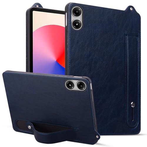 Coque Redmi Pad SE 11 2025 antichoc cuir TPU bleu protection tablette 11 pouces