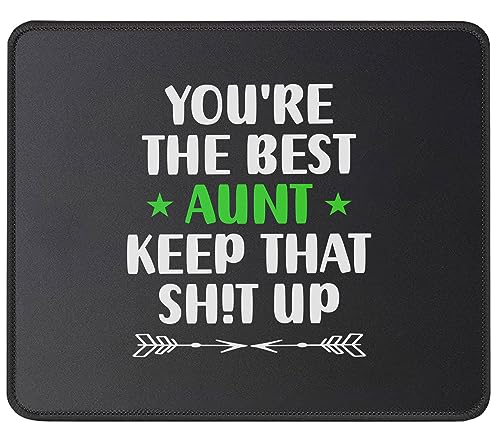 Tu ES La Meilleure Tante Tapis De Souris Gaming Portable Mousepad Lavable Mouse Pad pour Bureau Travail Ordinateur 25X30Cm