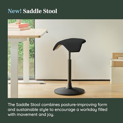 Image of Branch Saddle Stool, Height-Adjustable Active Seat with Ergonomic Design