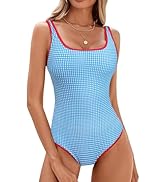 BMJL Women's One Piece Swimsuit Sports Adjustable Strap Bathing