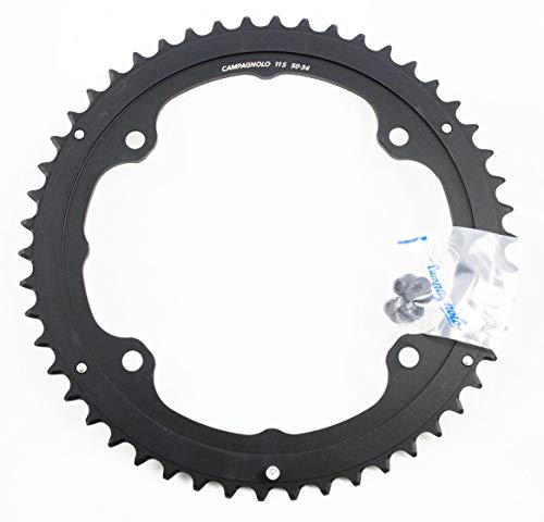 Plateau 50 dents Campagnolo Potenza extérieur 145mm 4-Arm noir pour vélo route