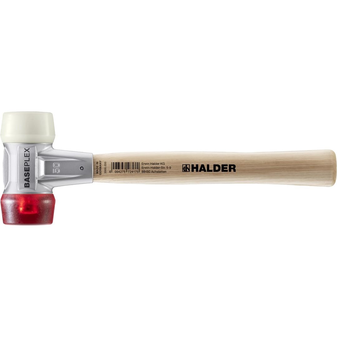 HALDER 3968.050 - Martillo de nylon-acetato Baseplex Ø 50 mm