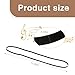 Sxkxm Turntable Belt Compatible with Audio-Technica Automatic Stereo Record Player for AT-PL50 AT-LP60 Record Player Belt Replacement