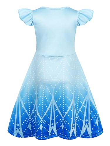 Vestido de princesa para niña 5-6 años disfraz fiesta miniatura 2
