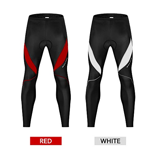 Calças de ciclismo, Andoer Calças de bicicleta masculinas Calças de ciclismo acolchoadas 3D para cic