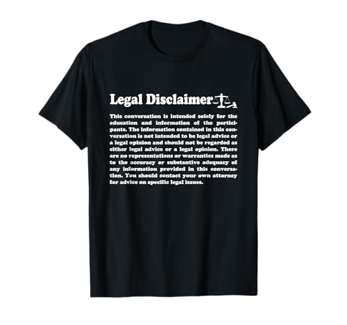 Pretty Lawyer Tee | Conversation avec Mentions légales T-Shirt