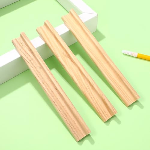 Soporte de madera para fichas de dominó x8 piezas miniatura 4