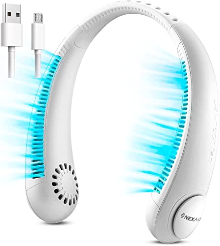 Rylan Portable Rechargeable Neck Fan | Better Then Table or Hand Fans | USB Charging Battery Fan | Smart Mini Hand Free 3 Hig
