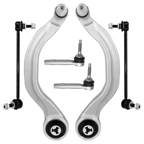 Image of Detroit Axle - 6pc Front Lower Control Arms Kit for 2017-2023 Tesla Model 3